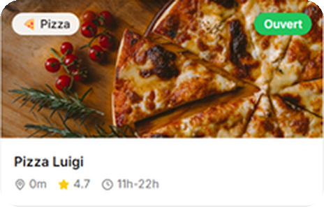 Exemple de résultat food truck dans Loktruck